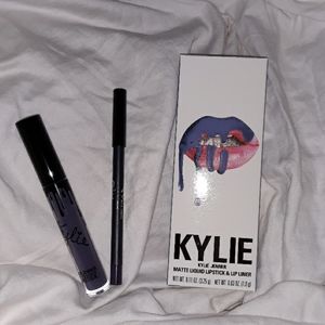 Kylie Shady Matte Liquid Lipstick & Lip Liner NIB